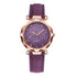 Korean Rhinestone Rose Gold Watch Female Belt Clock Watch